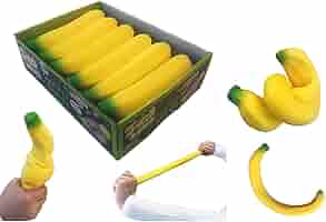Amazon | Squishy Toys バナナストレスおもちゃ 12個パック